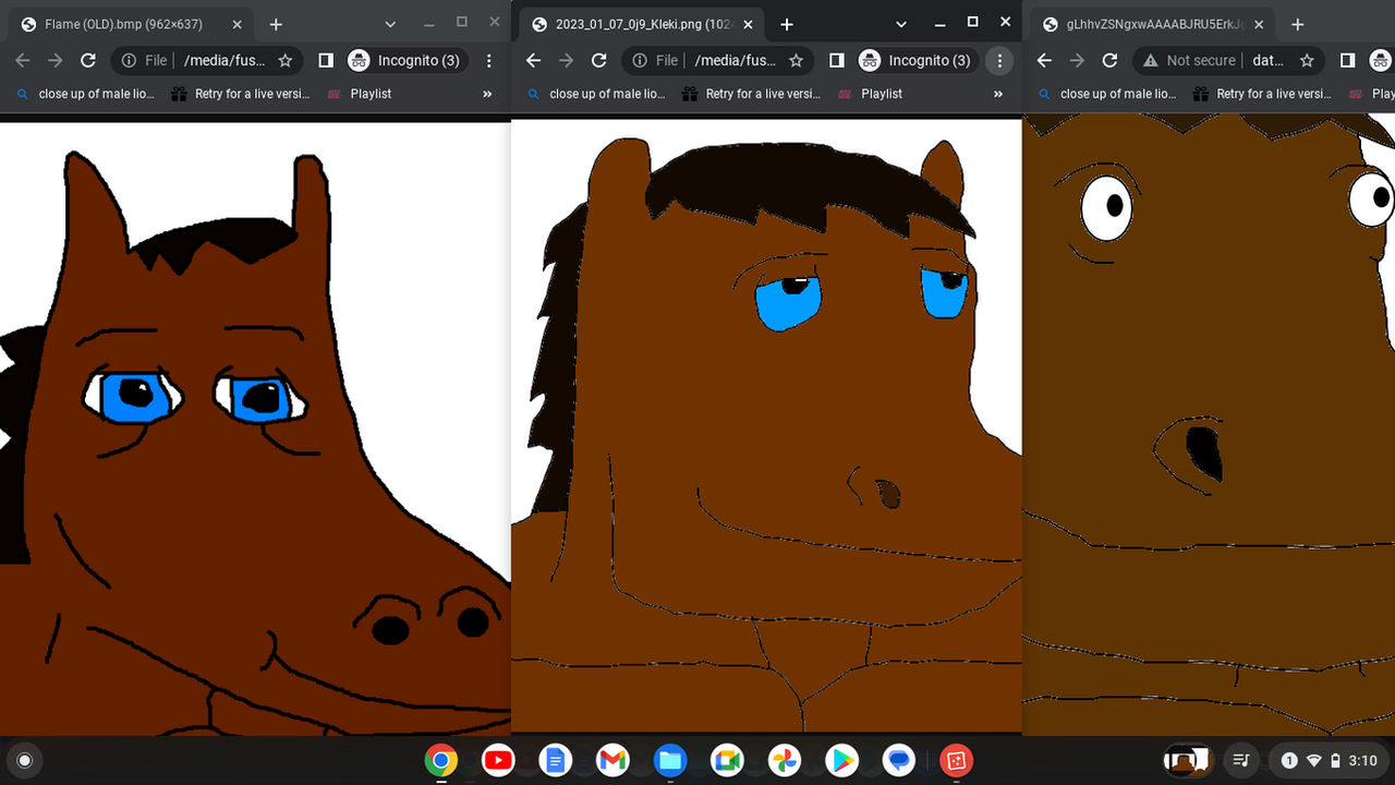 Three Buff Fires by ArcThriftJockey on DeviantArt