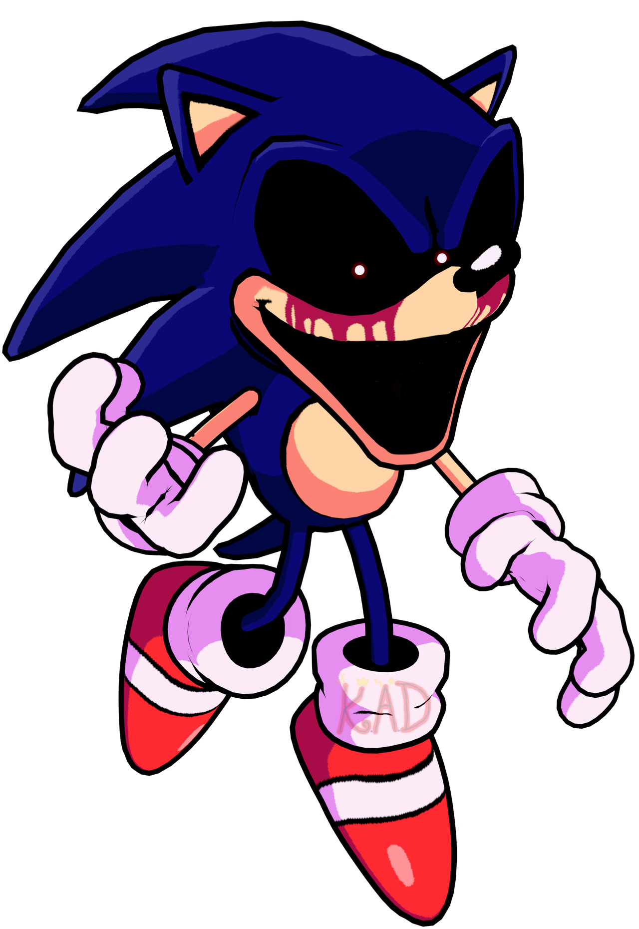 Sonic.EXE Render by Kingevan210 on DeviantArt