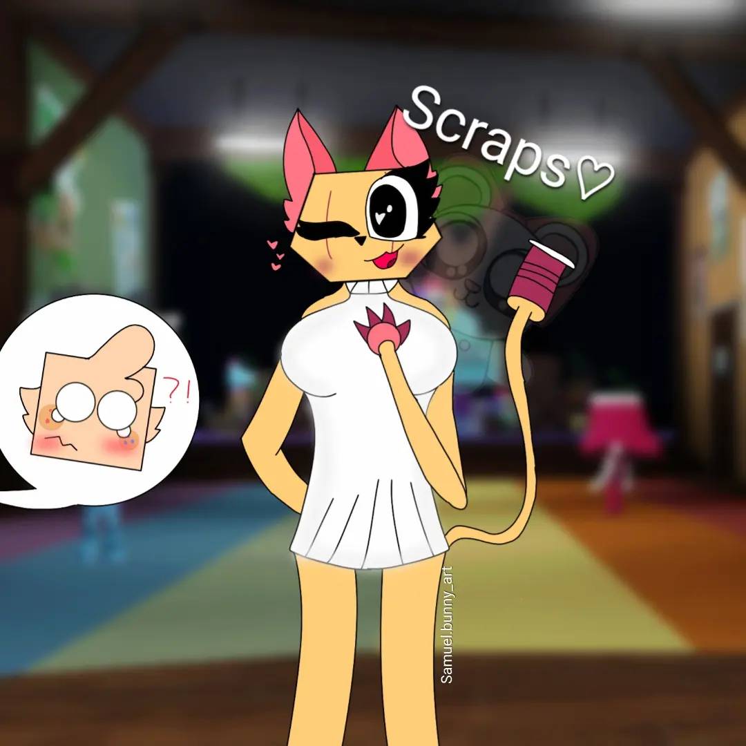 Scraps And Rnd Dandy's World Scraps and Goob Fan art by samuelartdeviant on DeviantArt
