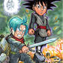 DBS Mirai Trunks vs Black Goku