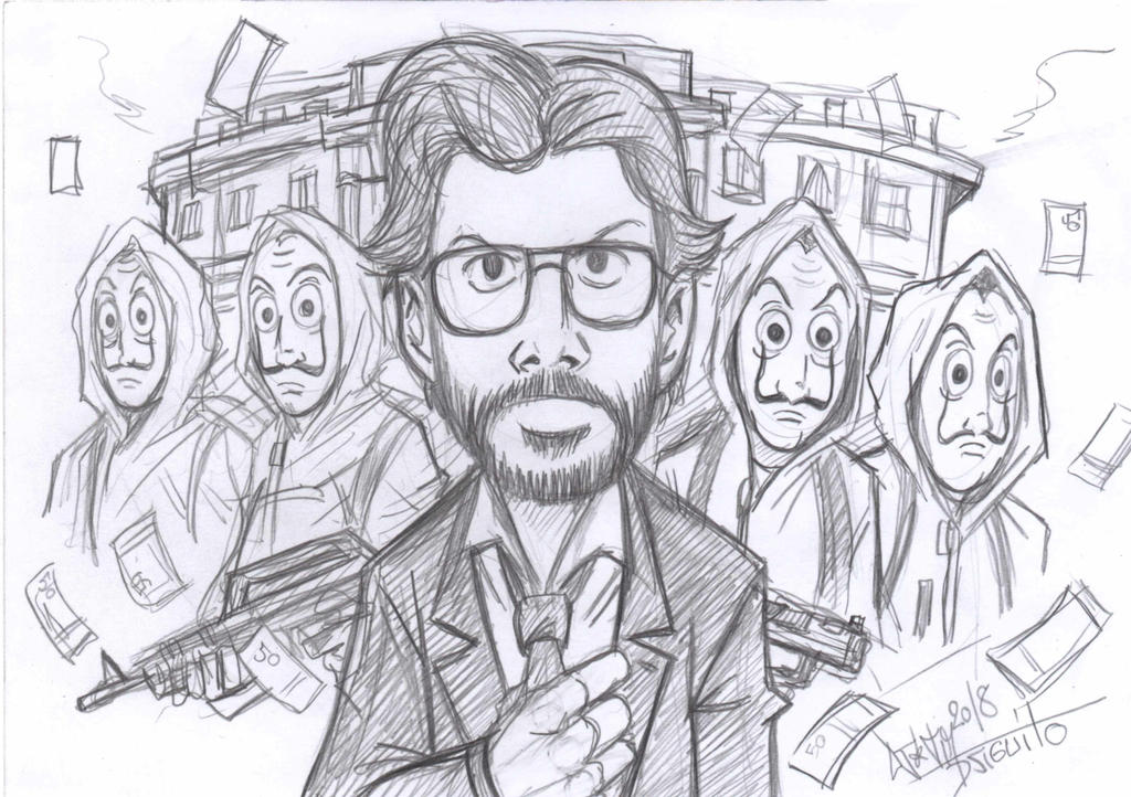 La Casa Del Papel by Djiguito on DeviantArt