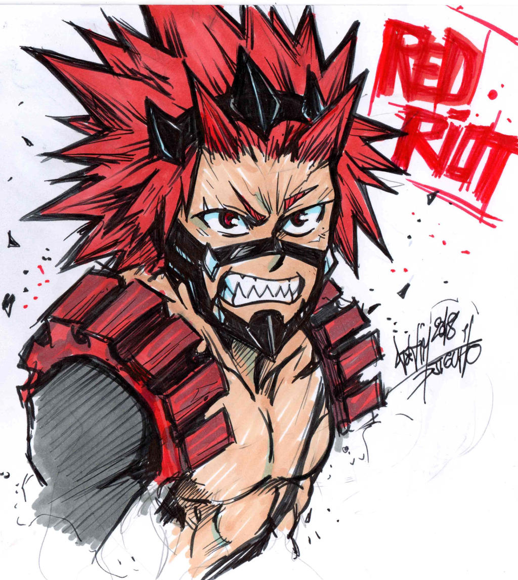 RED RIOT / KIRISHIMA by Djiguito on DeviantArt