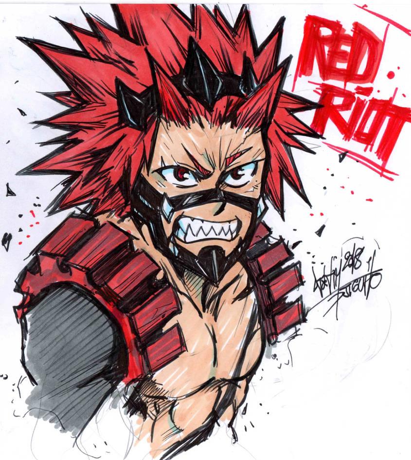 RED RIOT / KIRISHIMA by Djiguito on DeviantArt