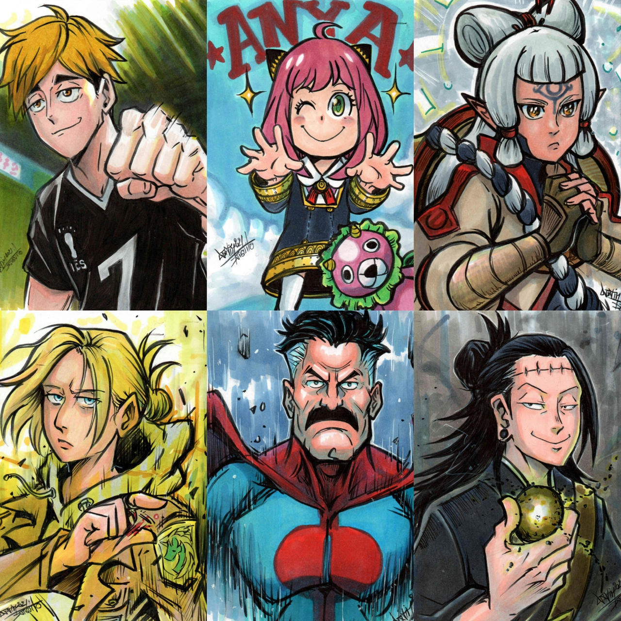 Six fanarts challenge 2021