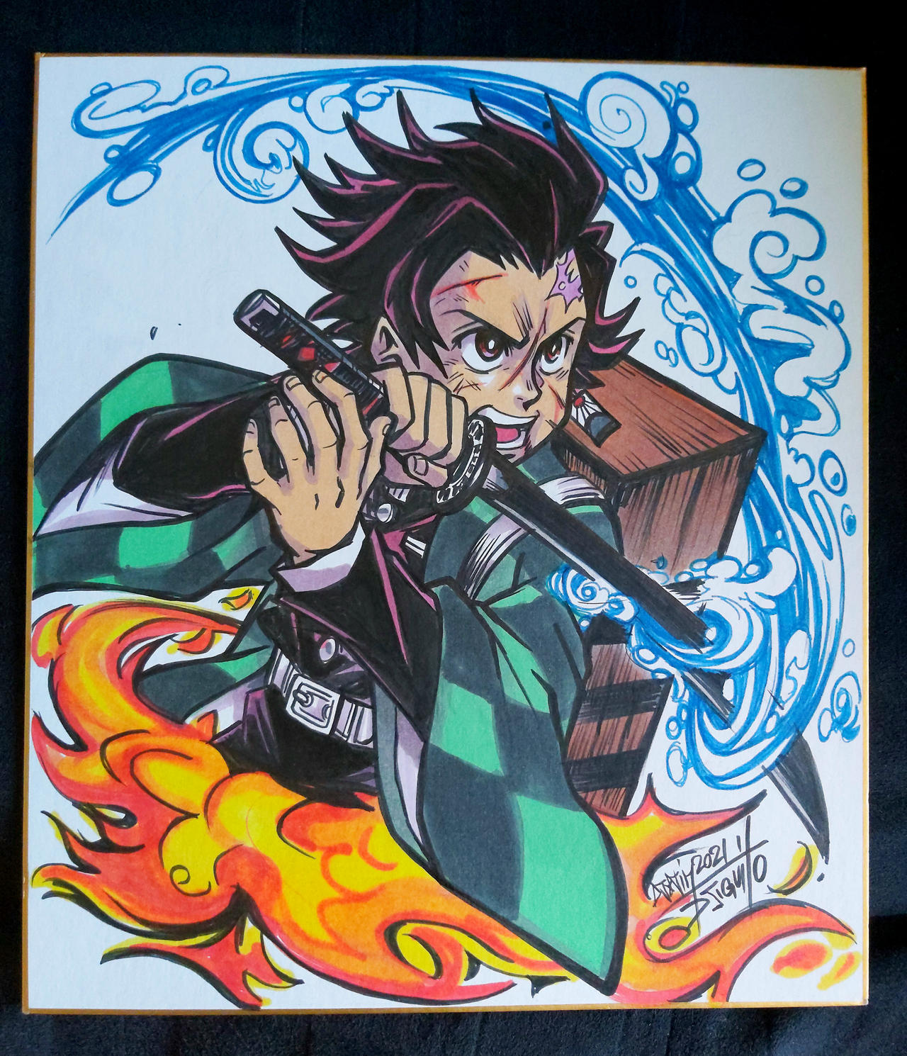 Shikishi Demon slayer/ Kimetsu No Yaiba