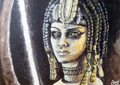 -SMITE- Neith Oil Painting by Lu0ren on DeviantArt