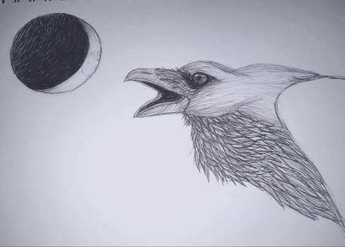 the Raven cried to the Moon