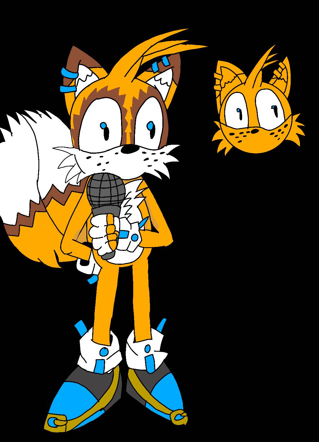 BBH as Tails.EXE from the Sonic.EXE mod for FNF. I'm slowly gonna turn them  all into characters from the Sonic.EXE mod, and this is my starting point.  : r/dreamsmp