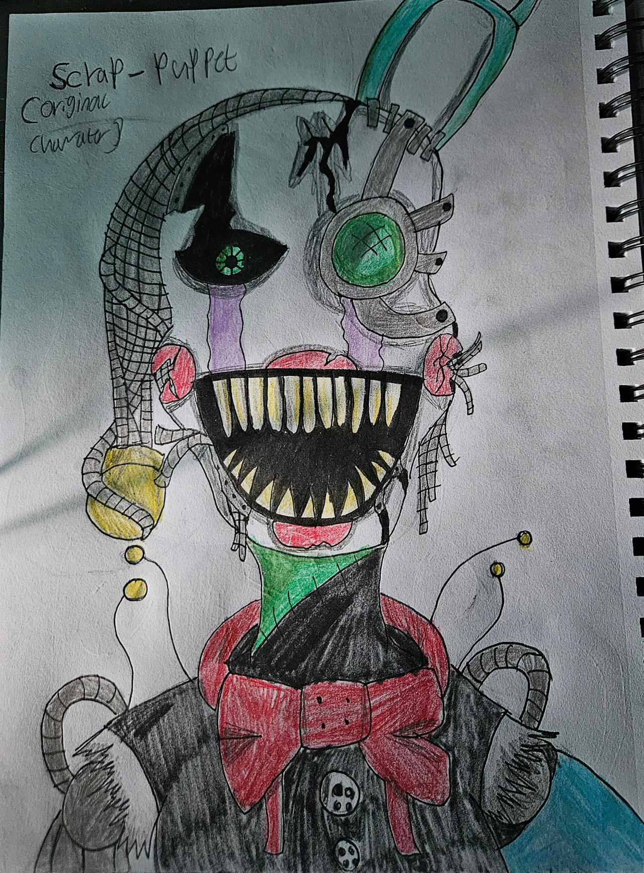 Freddys Freakshow: Scrap puppet by Moltensart on DeviantArt