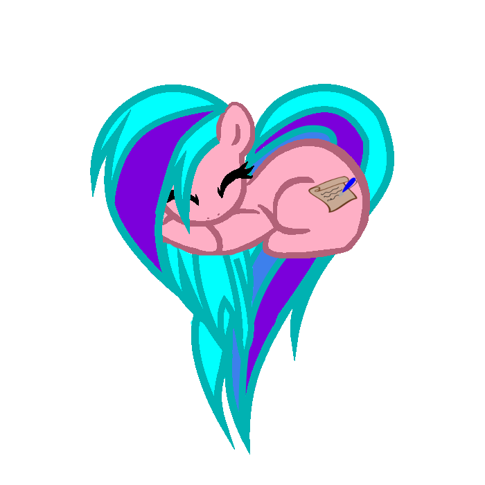 InkBlot Heart Pony