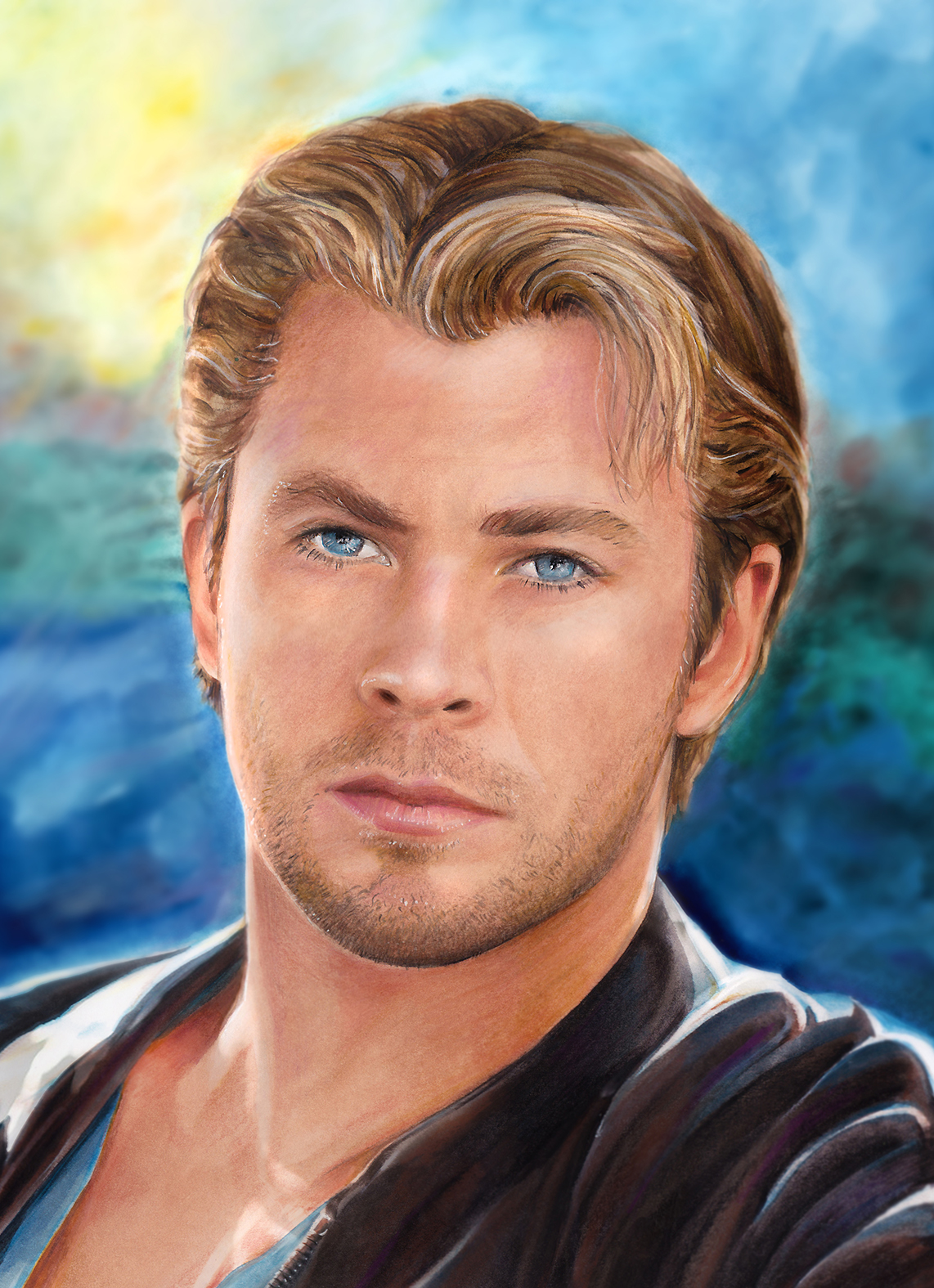 Chris Hemsworth portrait