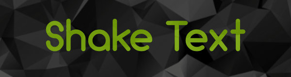 Shake text animated effect create online by xggs on DeviantArt