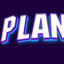 Game logo space 3D font