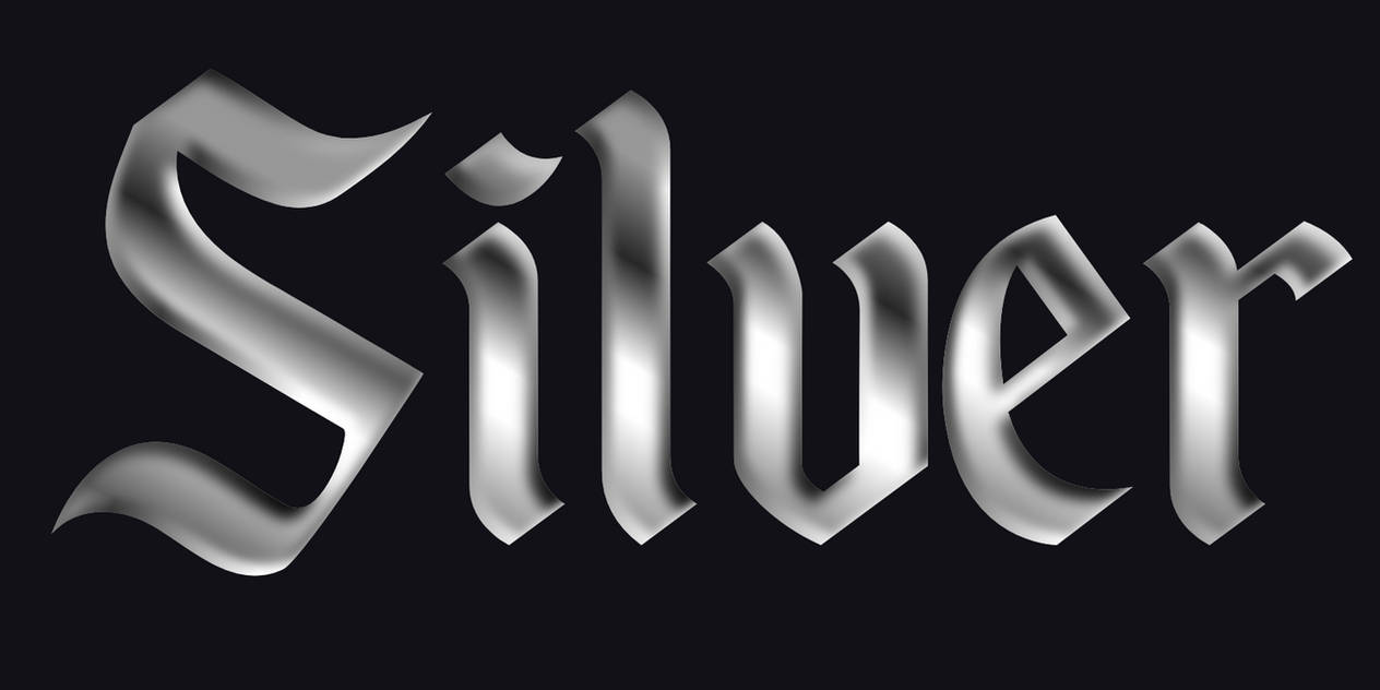 Silver font effect generator by xggs on DeviantArt