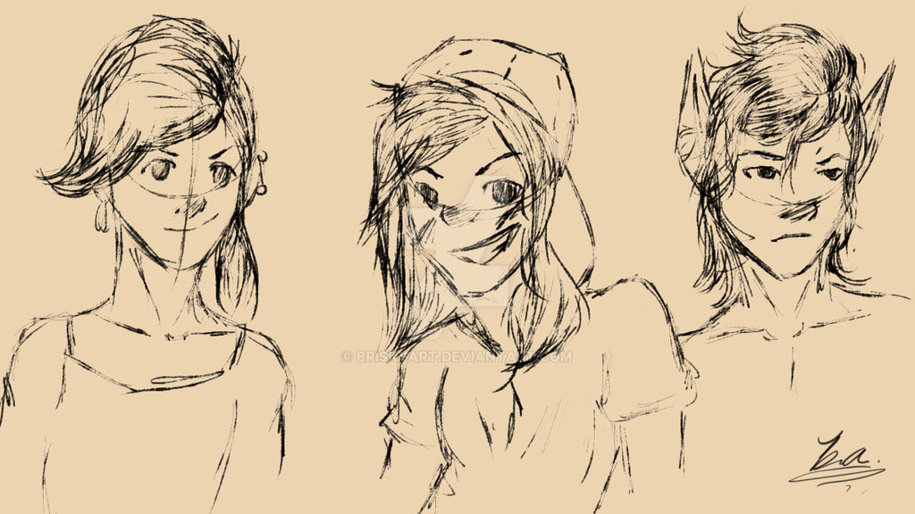 Face + Anatomy Practice by briskyart on DeviantArt
