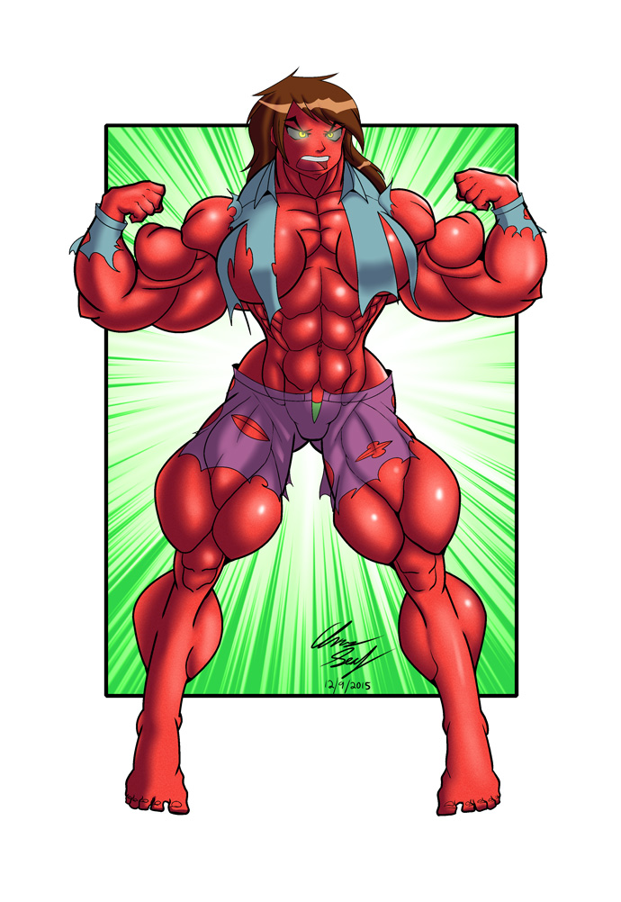 Red Muscle Explosion