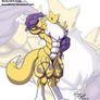 Renamon - Hyper-Muscle Digivolution