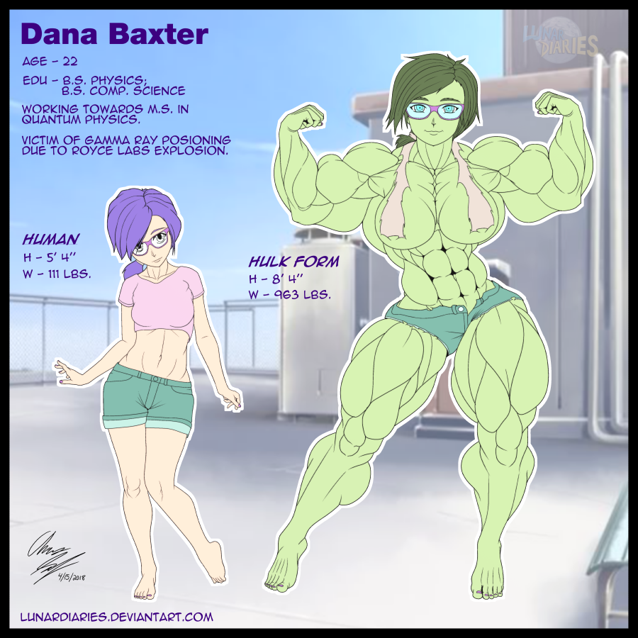 Hulk Nerd Dana - Anime Variant