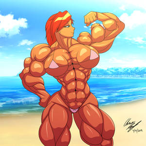 Beach Biceps Girl