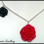 Triple rose Necklace