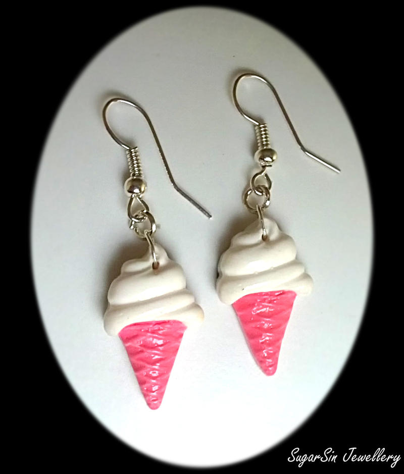 Pink Icecream Earrings