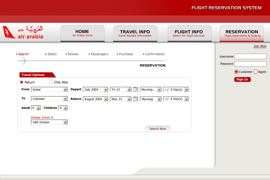 AIR-ARABIA Application-A