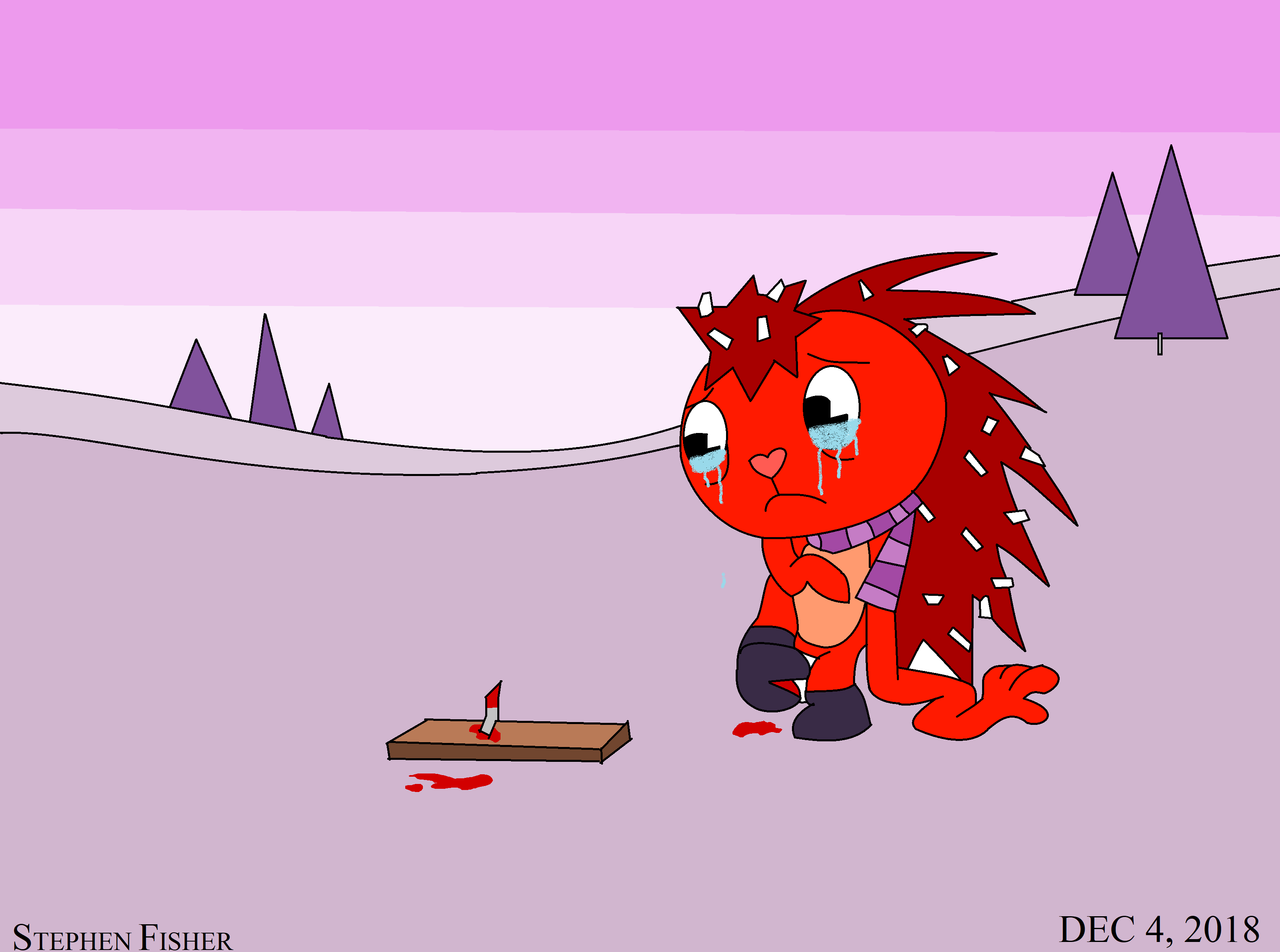 Happy Tree Friends Flaky Crying