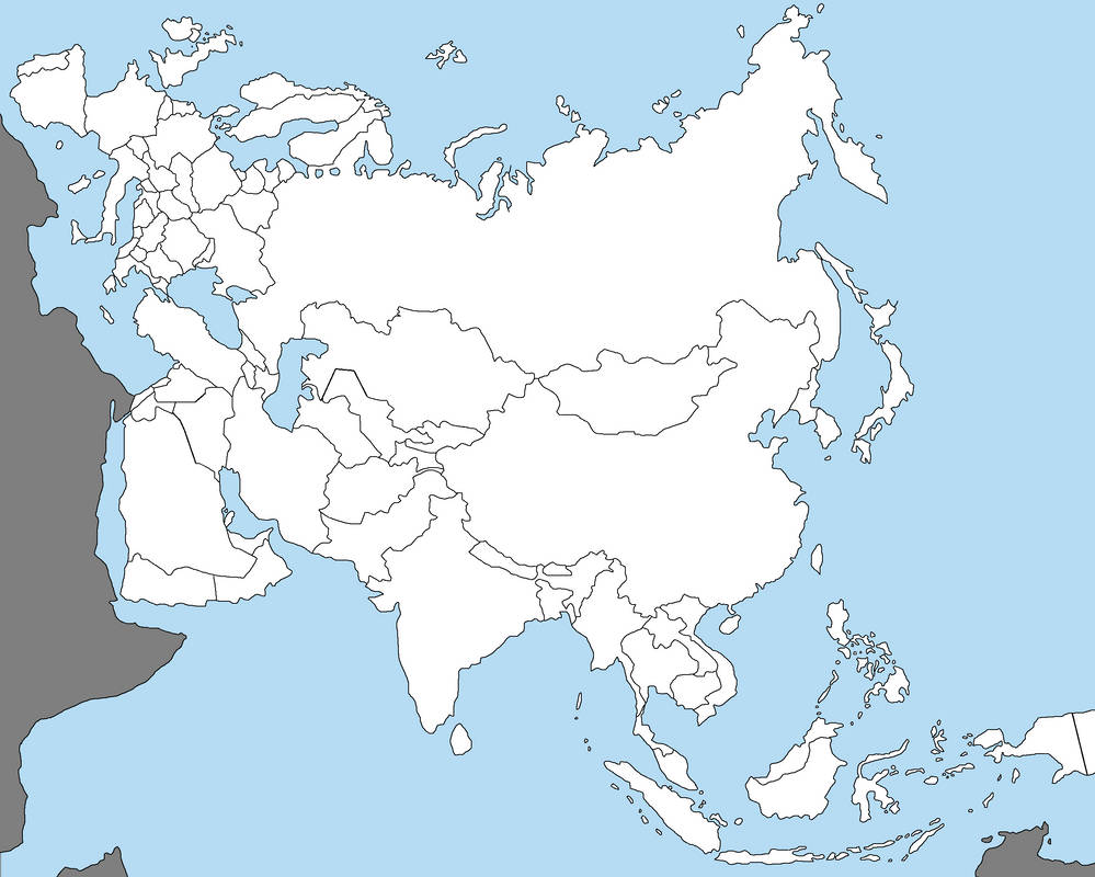 Printable Map Of Eurasia - Printable Templates