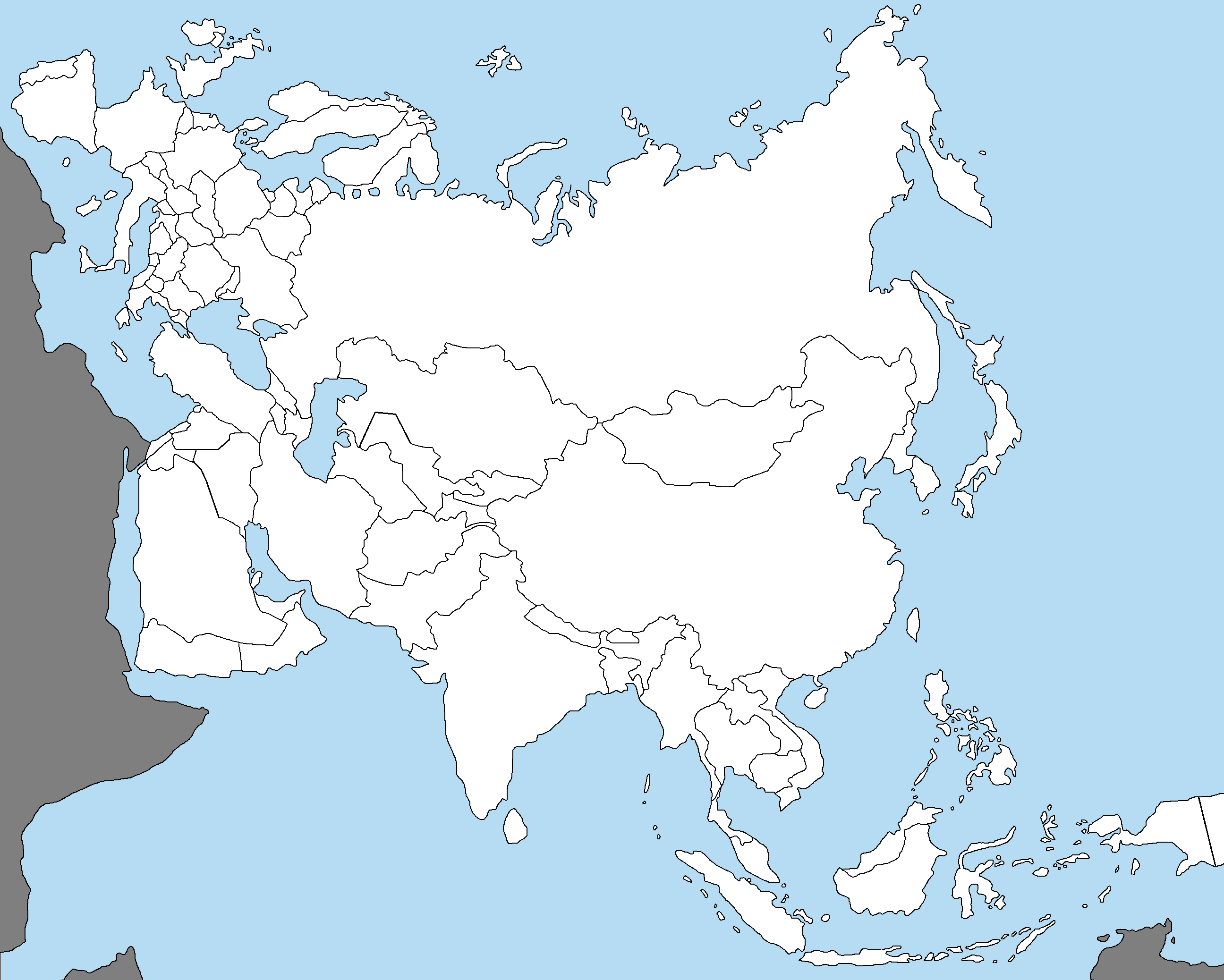 White asia. Карта Евразии пустая. Карта Азии 1939 года для маппинга. Карта Азии для маппинга. Политическая карта Евразии контурная с границами.