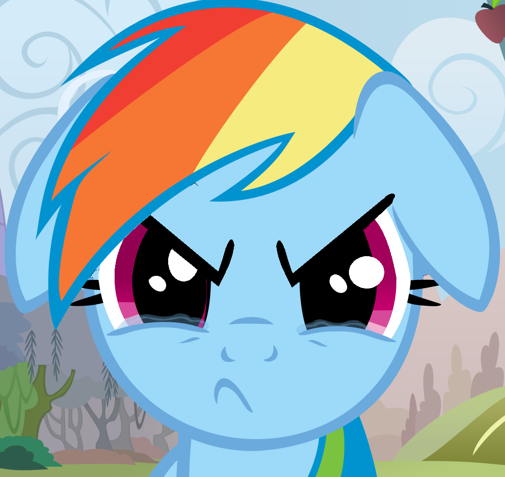 Mlp Rainbow Dash Crying