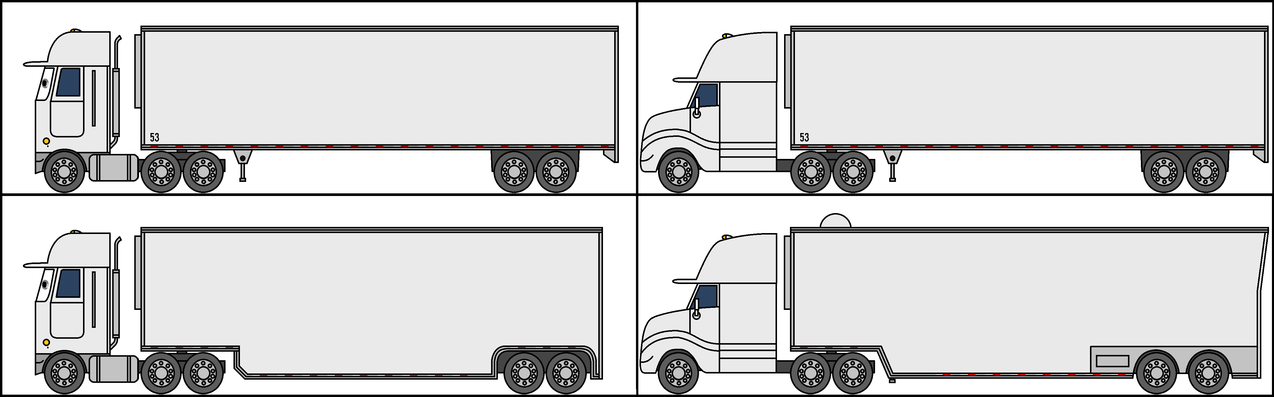 Disney Pixar Cars Base Semi Truck Pack by Stephen Fisher on DeviantArt