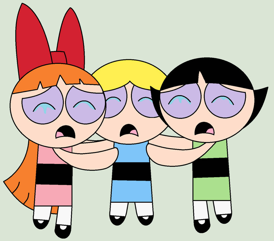 The Powerpuff Girls Crying Together Vector By Stephen Fisher On the-powerpuff-girls-crying-together-vector-by-stephen-fisher-on