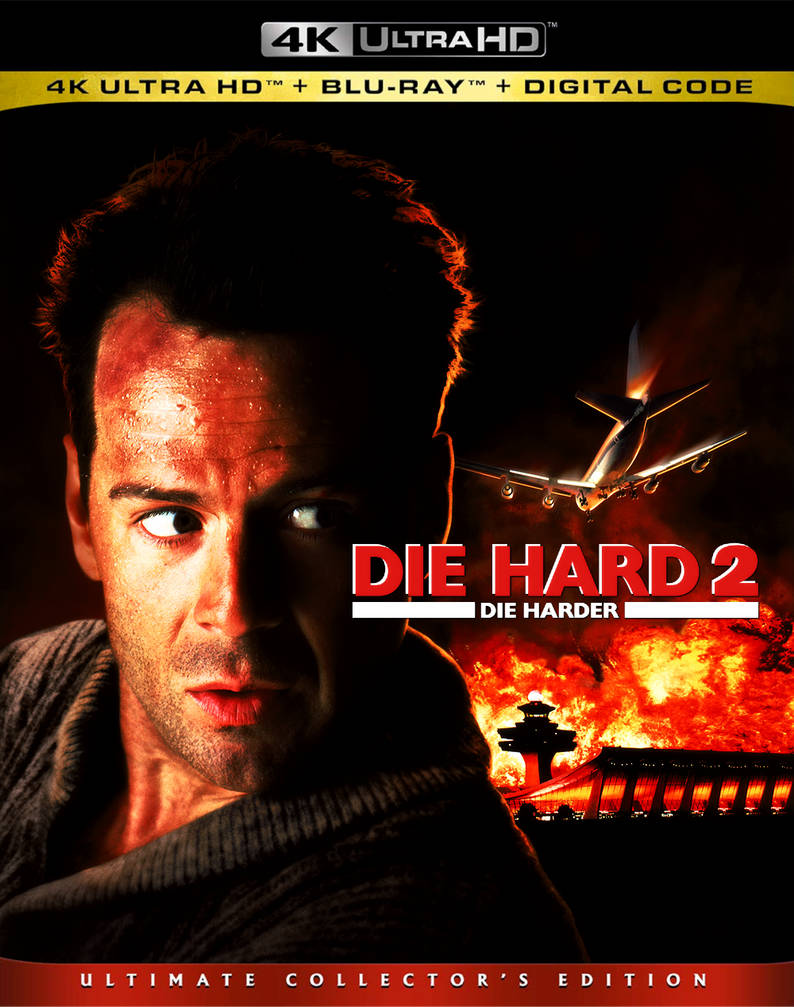 Die Hard 2 (1990) 4K Ultra Blu Ray Cover by Stephen Fisher on DeviantArt