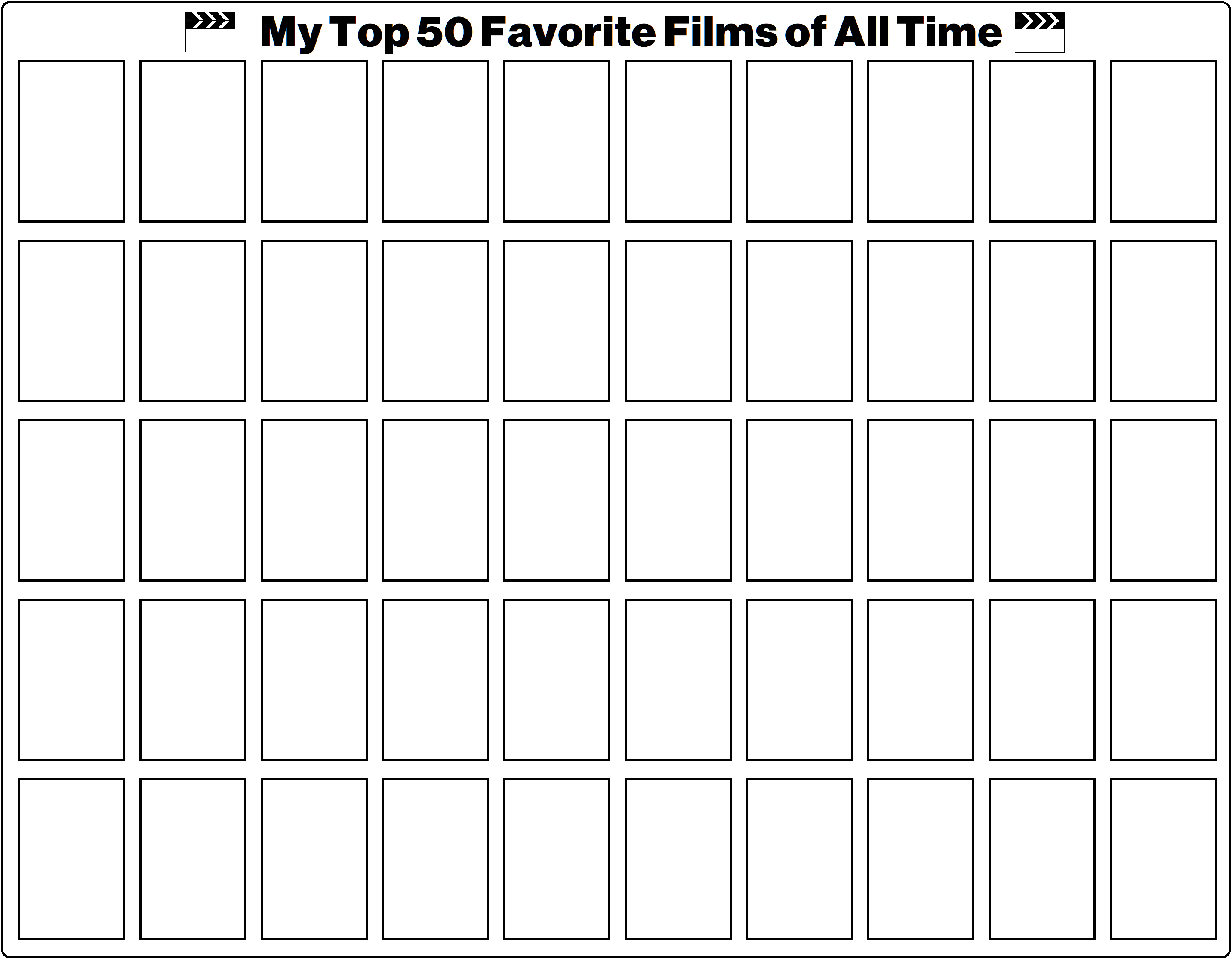 My Top 50 Favorite Films of All Time (BLANK) by Stephen-Fisher on ...
