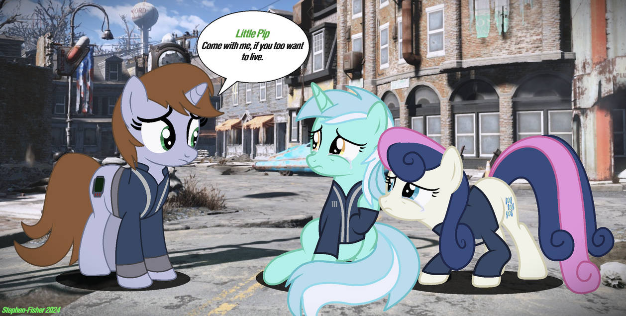 LyraBon meets Little Pip by Stephen-Fisher on DeviantArt