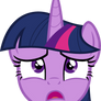 Worried Shocked Twilight Sparkle Vector