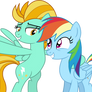 Rainbow Dash and Lightning Dust