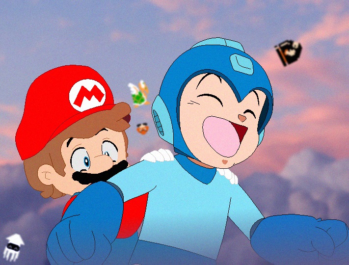 Megaman And Mario