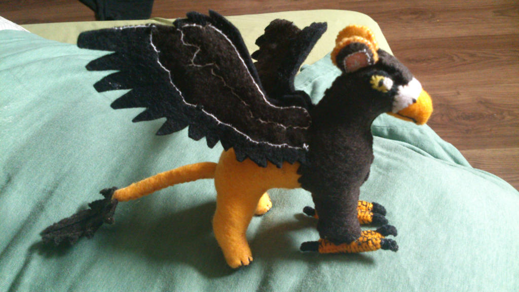 Scowly the griffin plush