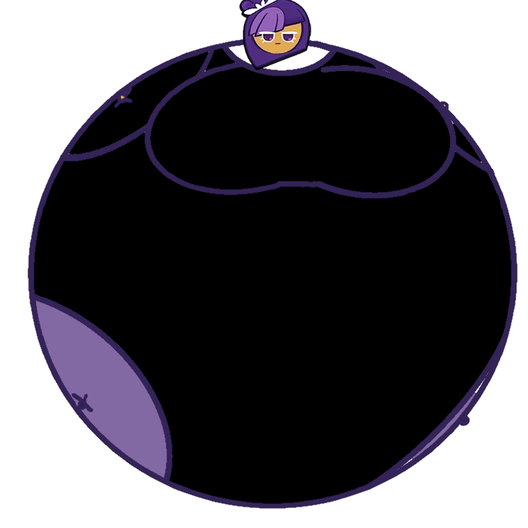 Swimsuit Blackberry Cookie inflation by CreamUnicornCookie on DeviantArt