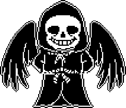 Pixilart - Reaper sans by Babyoda42