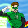 Green Lantern flirting with Captain Marvel
