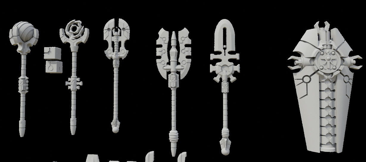 All Staves III by Vultrom3DPrint on DeviantArt