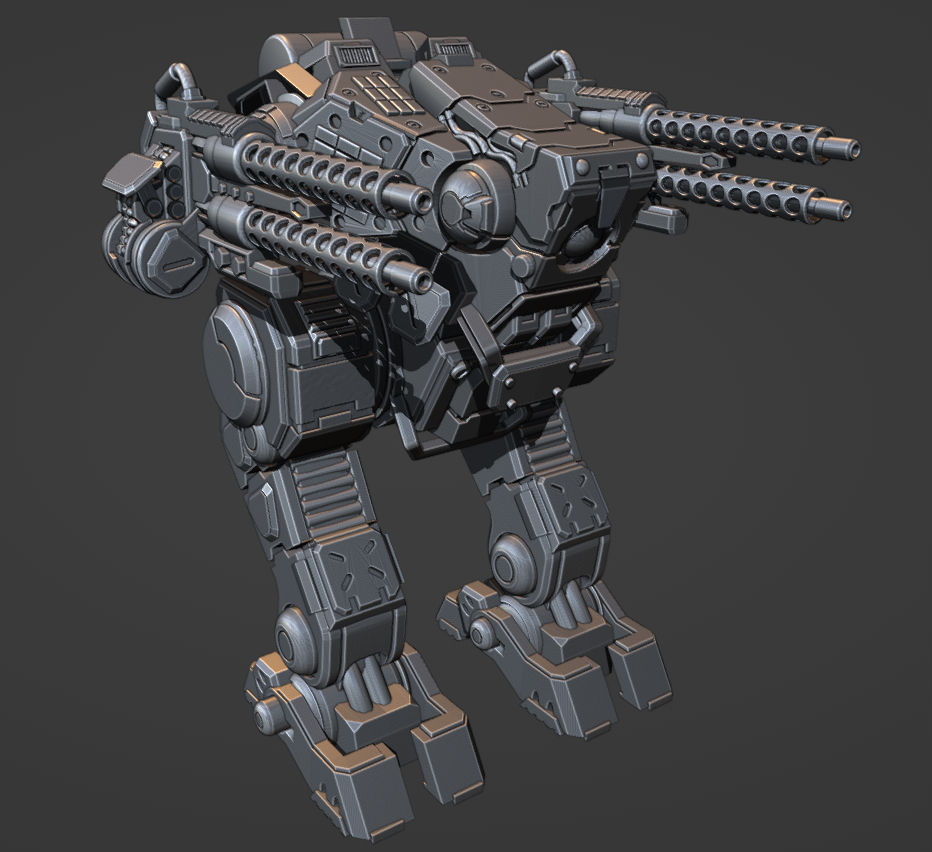 Mech Tech Prepper Low Tech Mech A by Vultrom3DPrint on DeviantArt