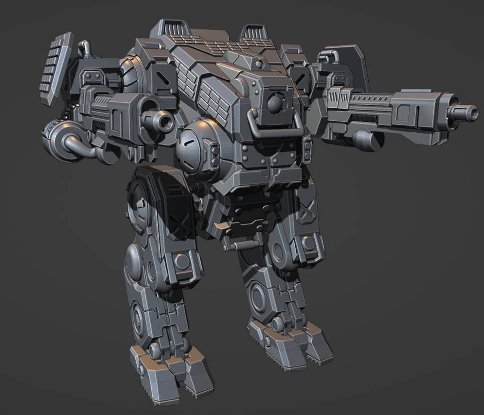 Mech Tech Prepper Low Tech Mech B by Vultrom3DPrint on DeviantArt