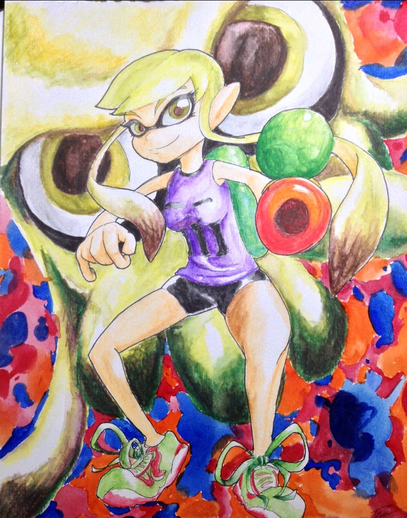 Splatoon Inkling Fee Splatoon Inkling by reltyxart on DeviantArt