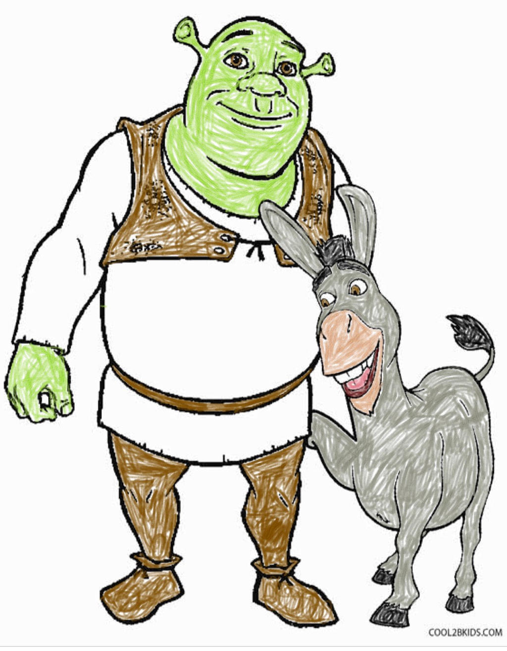 Download Shrek and Donkey by TheLuLu99 on DeviantArt
