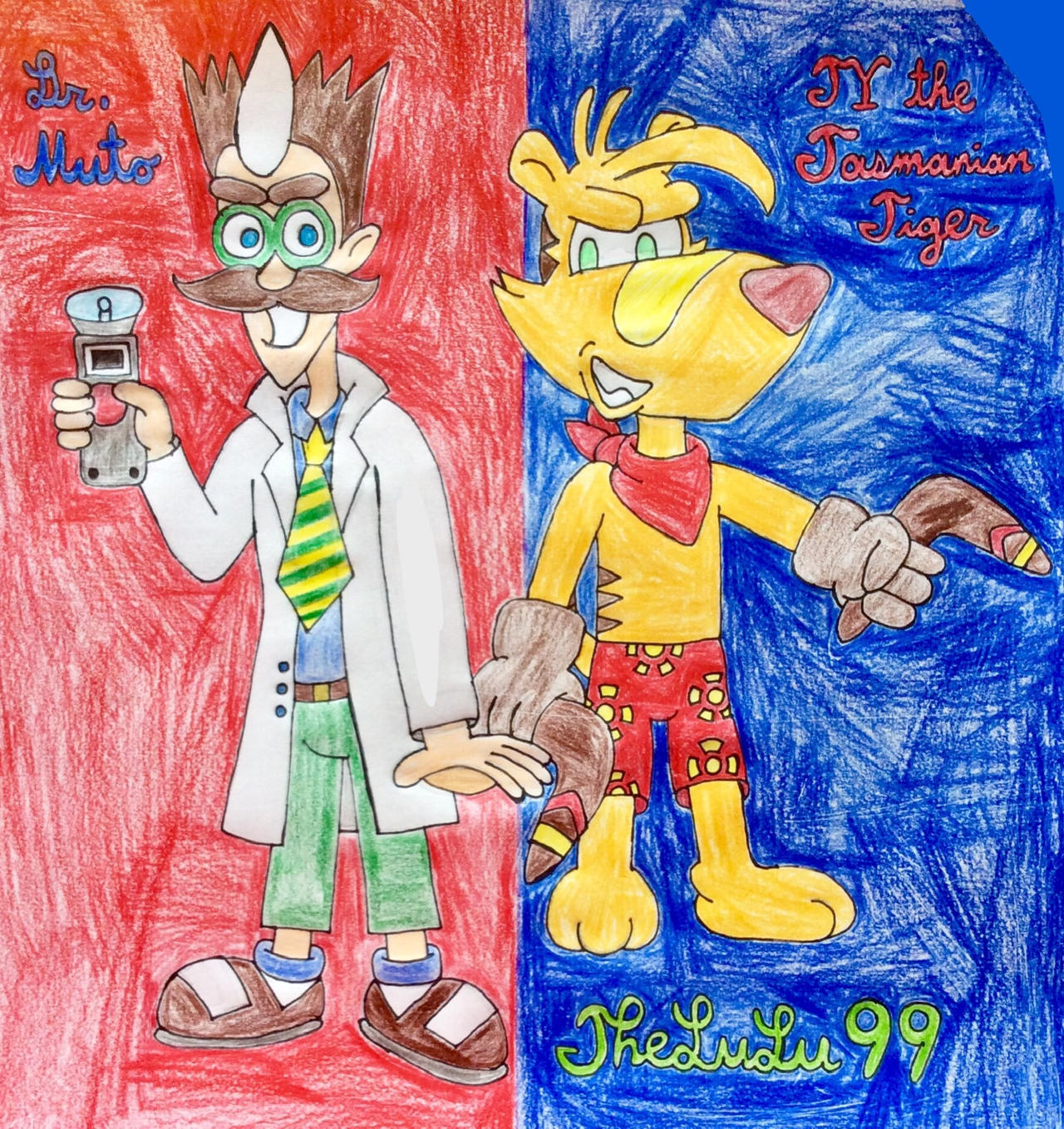 Two Long-Lost VG Characters in One Image by TheLuLu99 on DeviantArt