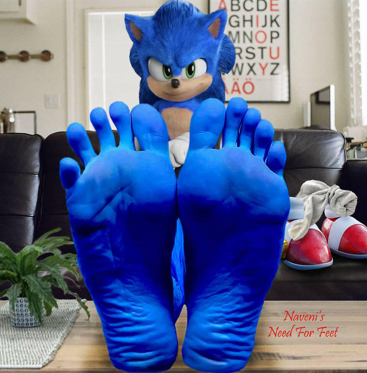 Movie Sonic Feet. by blues500 on DeviantArt