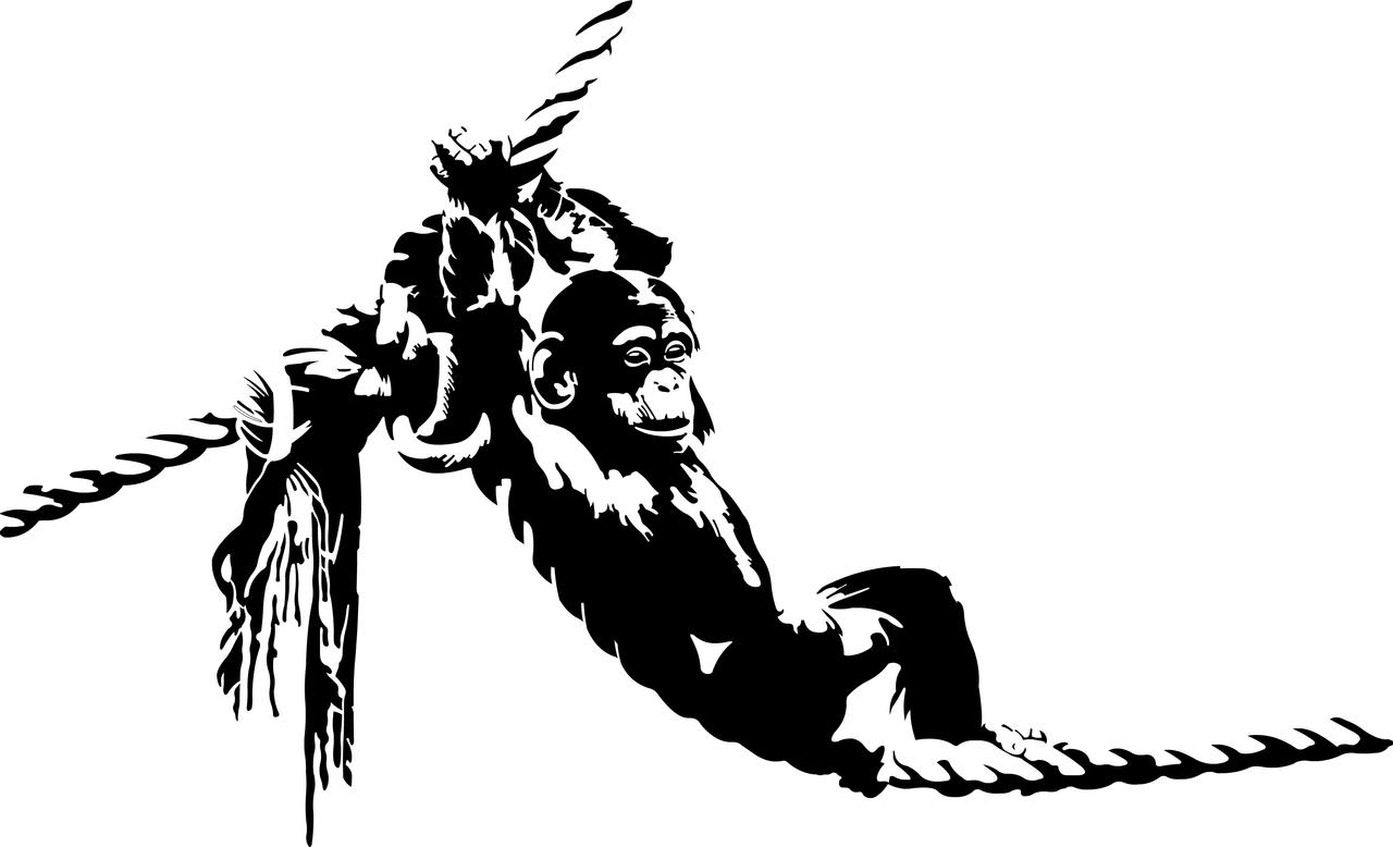 Monkey Stencil